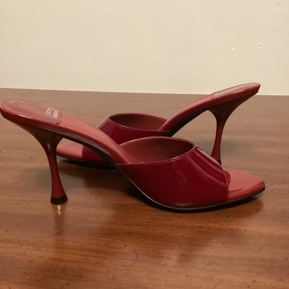 JEFFREY CAMPBELL KITTY HEEL SLIP ON SANDALS - Picture 6 of 13